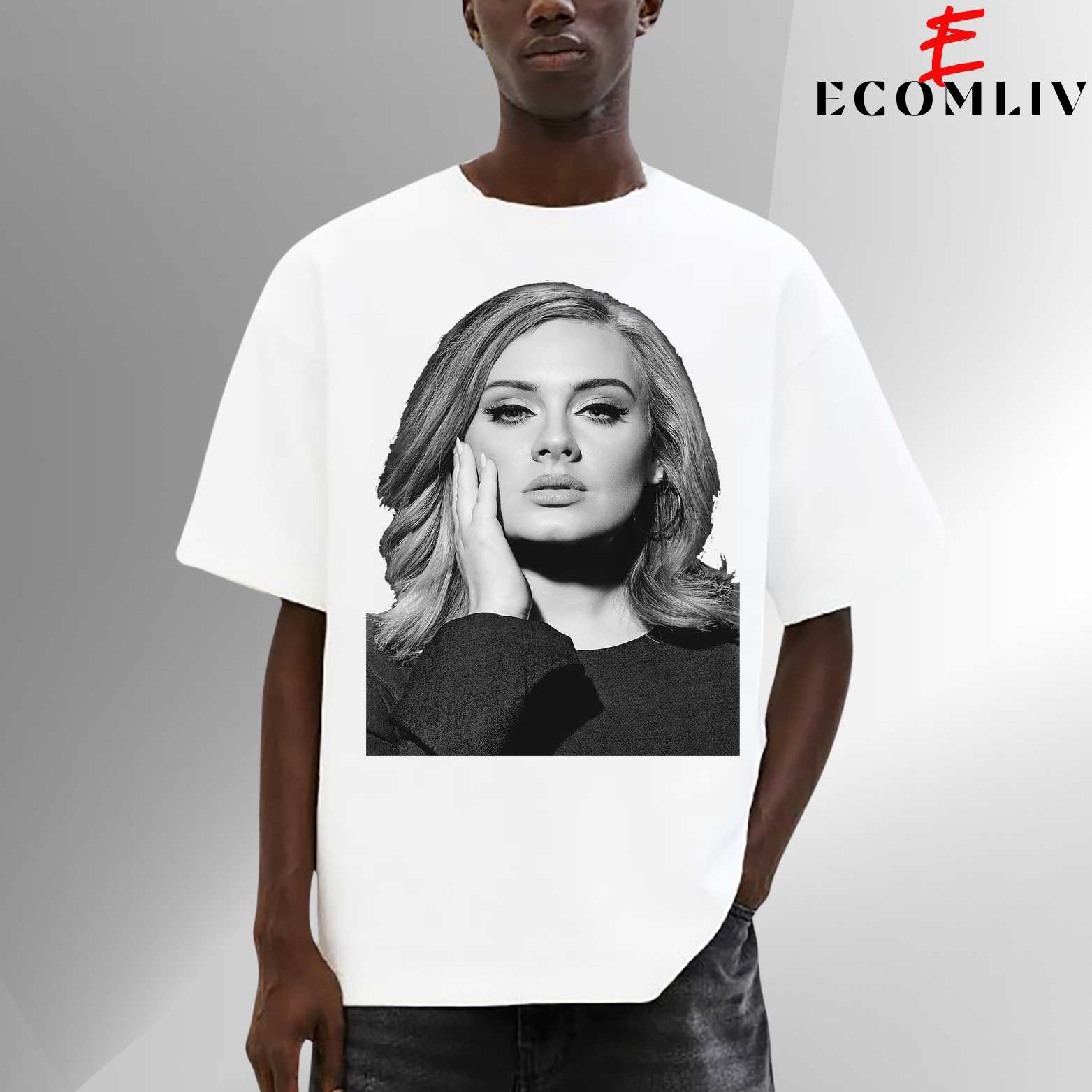 Adele Face Graphic Tee, Unisex T-Shirt
